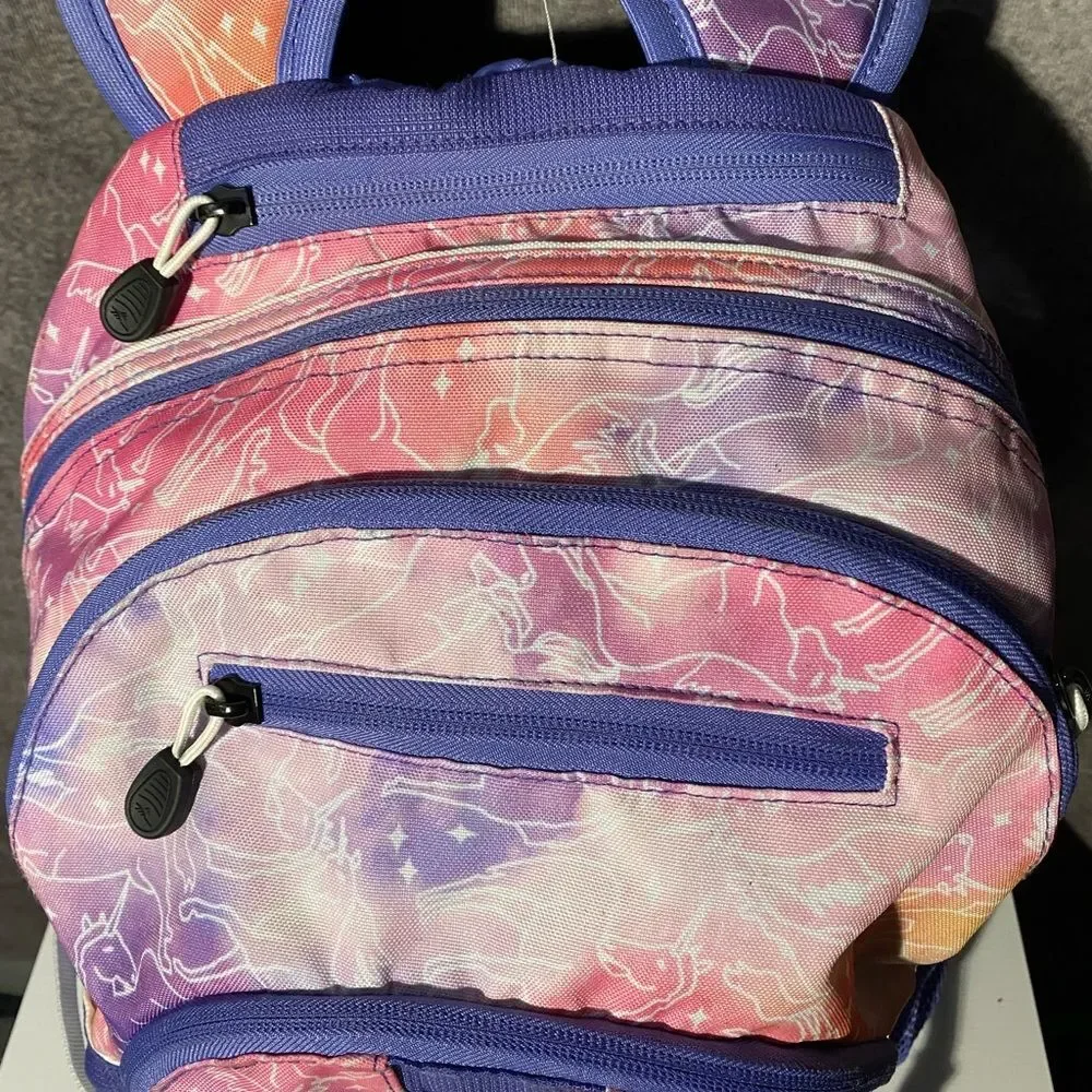 High Sierra Loop Backpack Unicorn Clouds Pink Purple Girls School Travel
